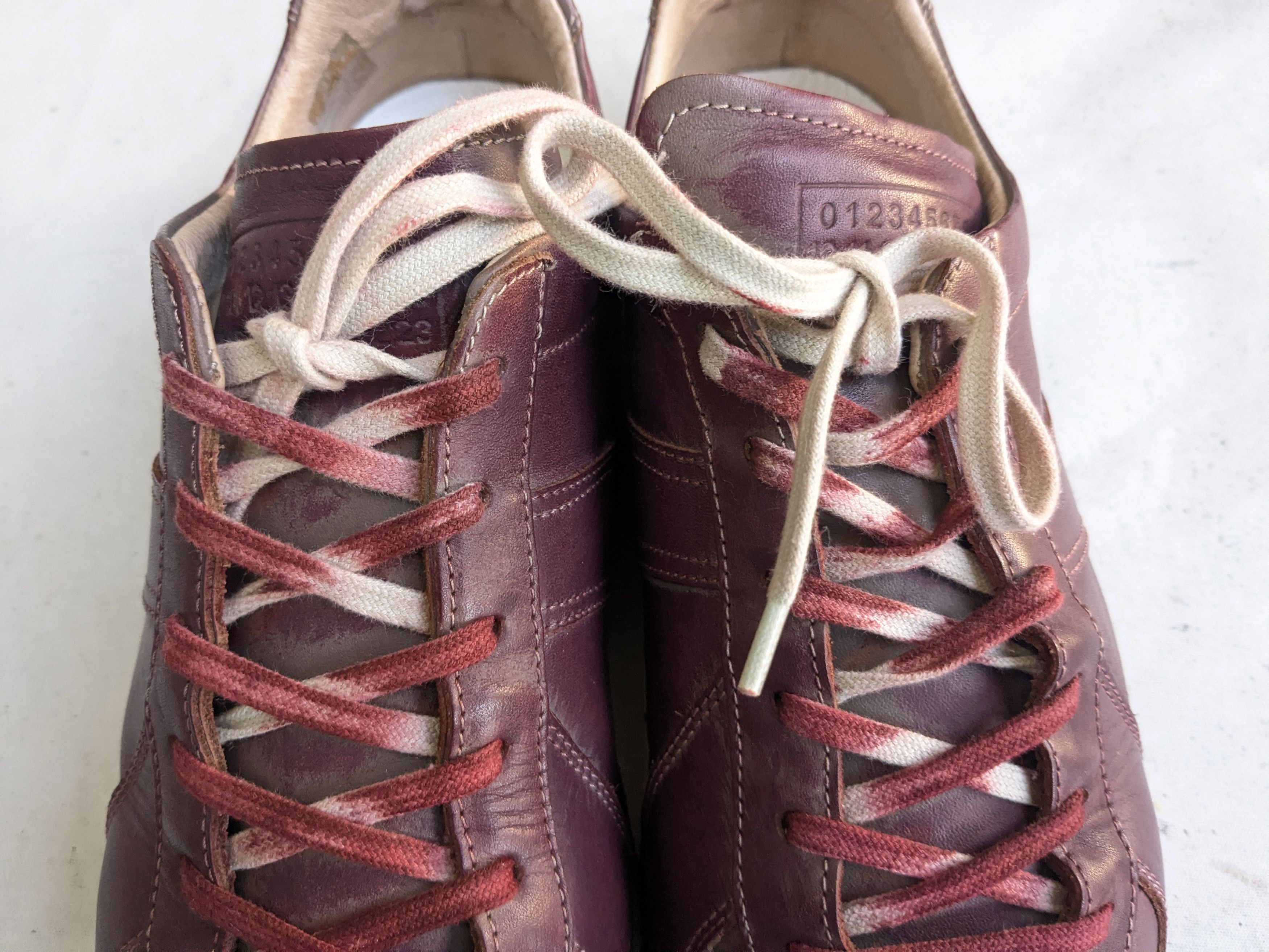 Maison Margiela Maison Margiela Replica GAT Red 8 41 SS09 Low Leather Size US 8 / EU 41 - 5 Thumbnail