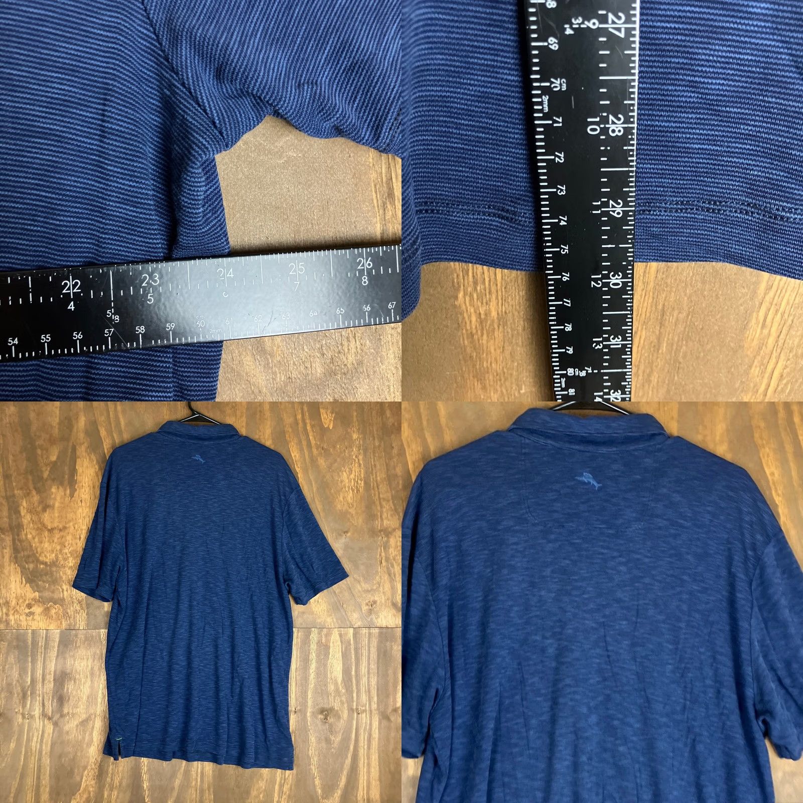Tommy Bahama Tommy Bahama Men Polo Shirt Navy Collared Short Sleeve Cotton Tencel XL Size US XL / EU 56 / 4 - 8 Thumbnail