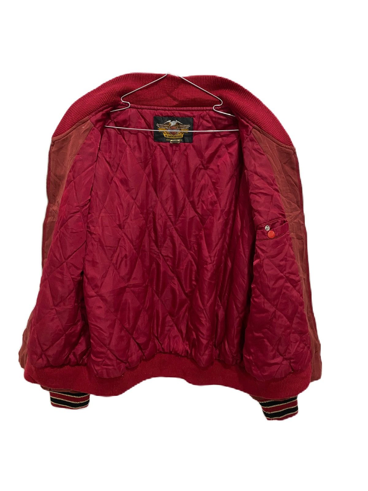 Harley Davidson VINTAGE HARLEY DAVIDSON JACKET SPELL OUT VARSITY STYLE Size US L / EU 52-54 / 3 - 3 Thumbnail