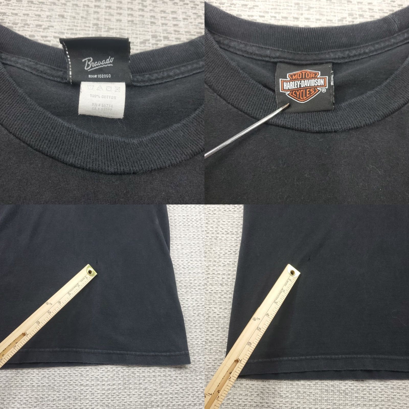 Harley Davidson Harley-Davidson T Shirt Mens 3XL Black Crew Neck Short Sleeve Graphic Print Logo Meme? (no) Size US XXL / EU 58 / 5 - 8 Thumbnail