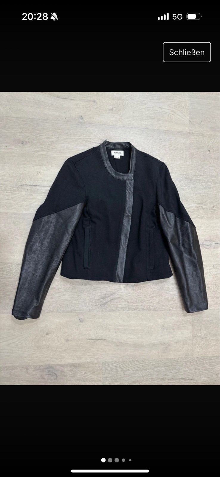 Helmut Lang Helmut lang jacket leather sleeve Size S / US 4 / IT 40 - 1 Thumbnail