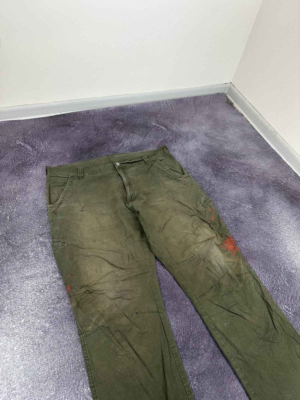 Dickies Vintage Dickies Cargo Carpenter Baggy Faded USA Work Pants Size US 38 / EU 54 - 12 Thumbnail