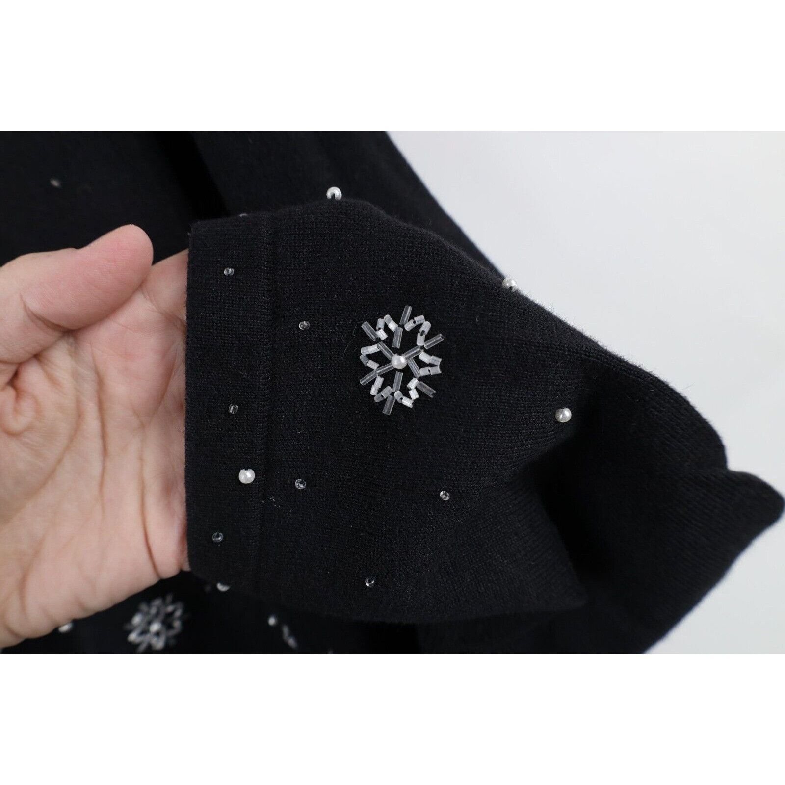 Vintage Vintage 90s Streetwear Christmas Santa Claus Moon Sweater Size L / US 10 / IT 46 - 12 Thumbnail