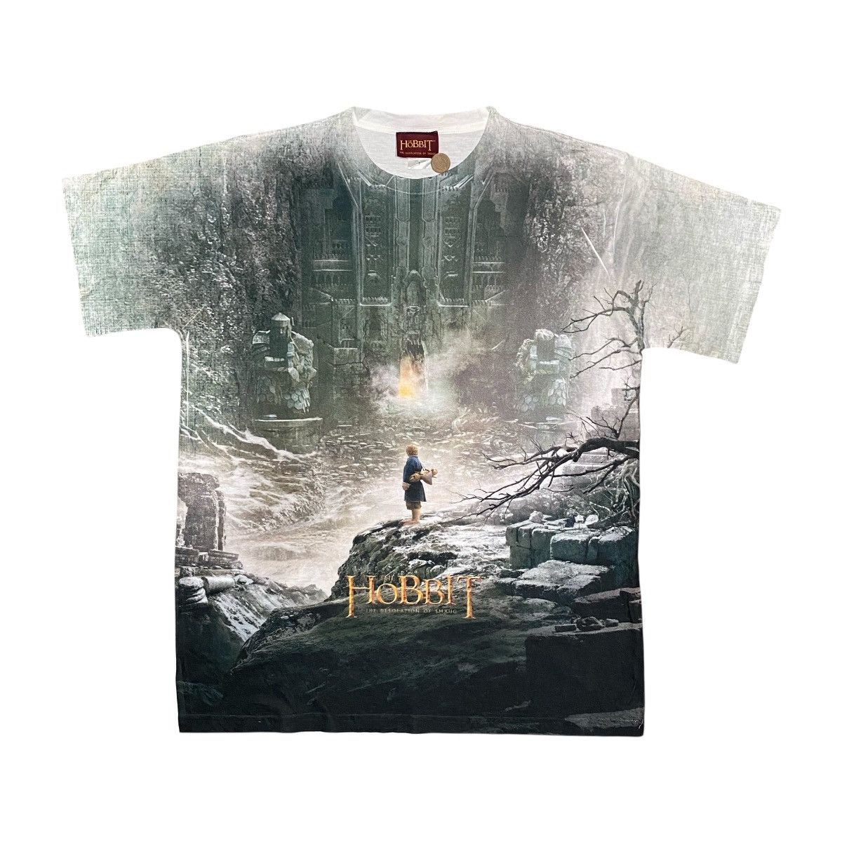 Vintage Vintage The Hobbit The Desolation of Smaug Overprint Tee Size US L / EU 52-54 / 3 - 1 Thumbnail