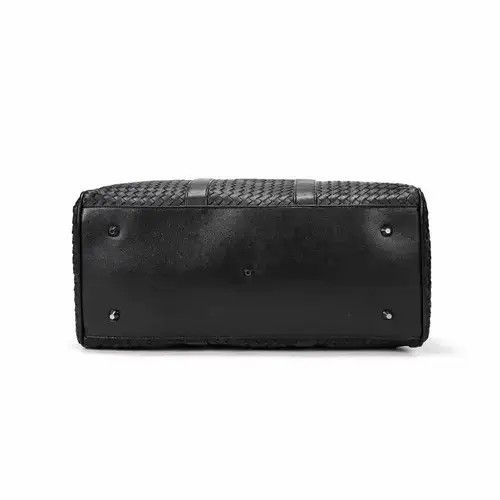 VIBE Outdoor retro woven travel duffle bag pu leather Size ONE SIZE - 5 Thumbnail