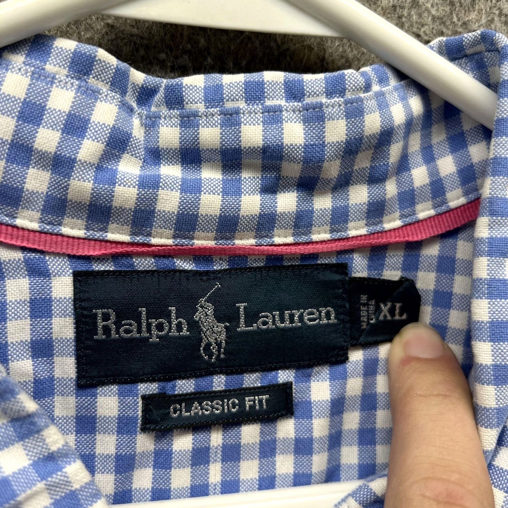 Ralph Lauren Ralph Lauren Shirt Mens 2XL Blue Check Long Sleeve Button Front Casual Woven Size US XXL / EU 58 / 5 - 5 Thumbnail