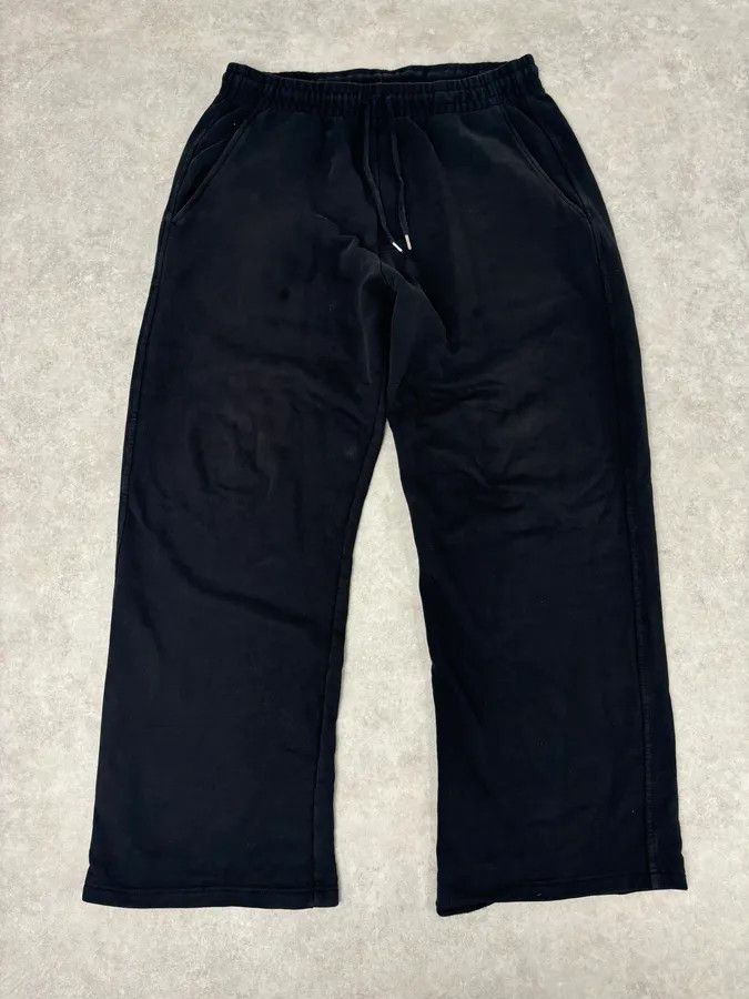 Dries Van Noten Dries Van Noten Black Minimal Straight Wide-Leg Sweatpants Size US 34 / EU 50 - 4 Thumbnail