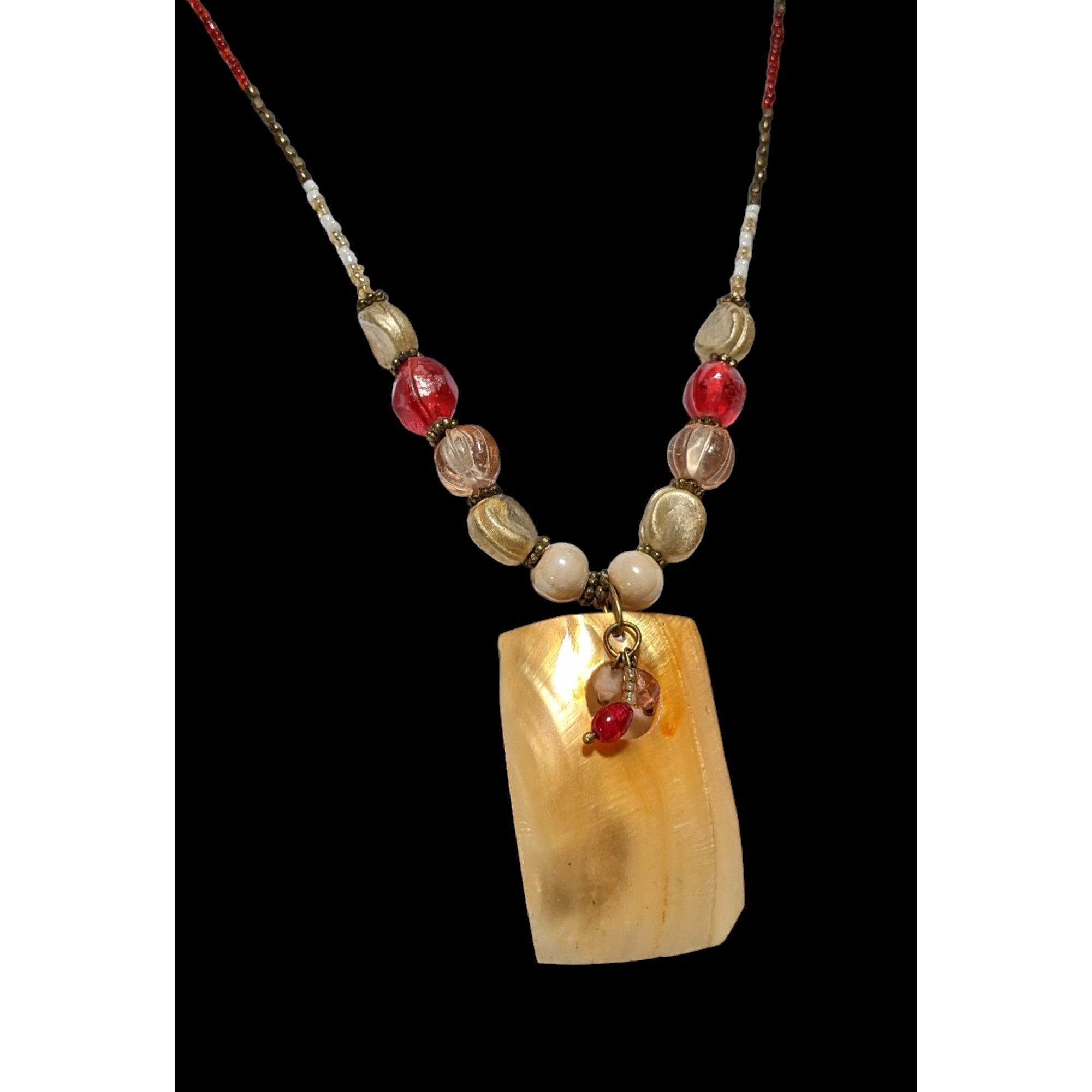 Other Beaded Shell Pendant Necklace Size ONE SIZE - 5 Thumbnail