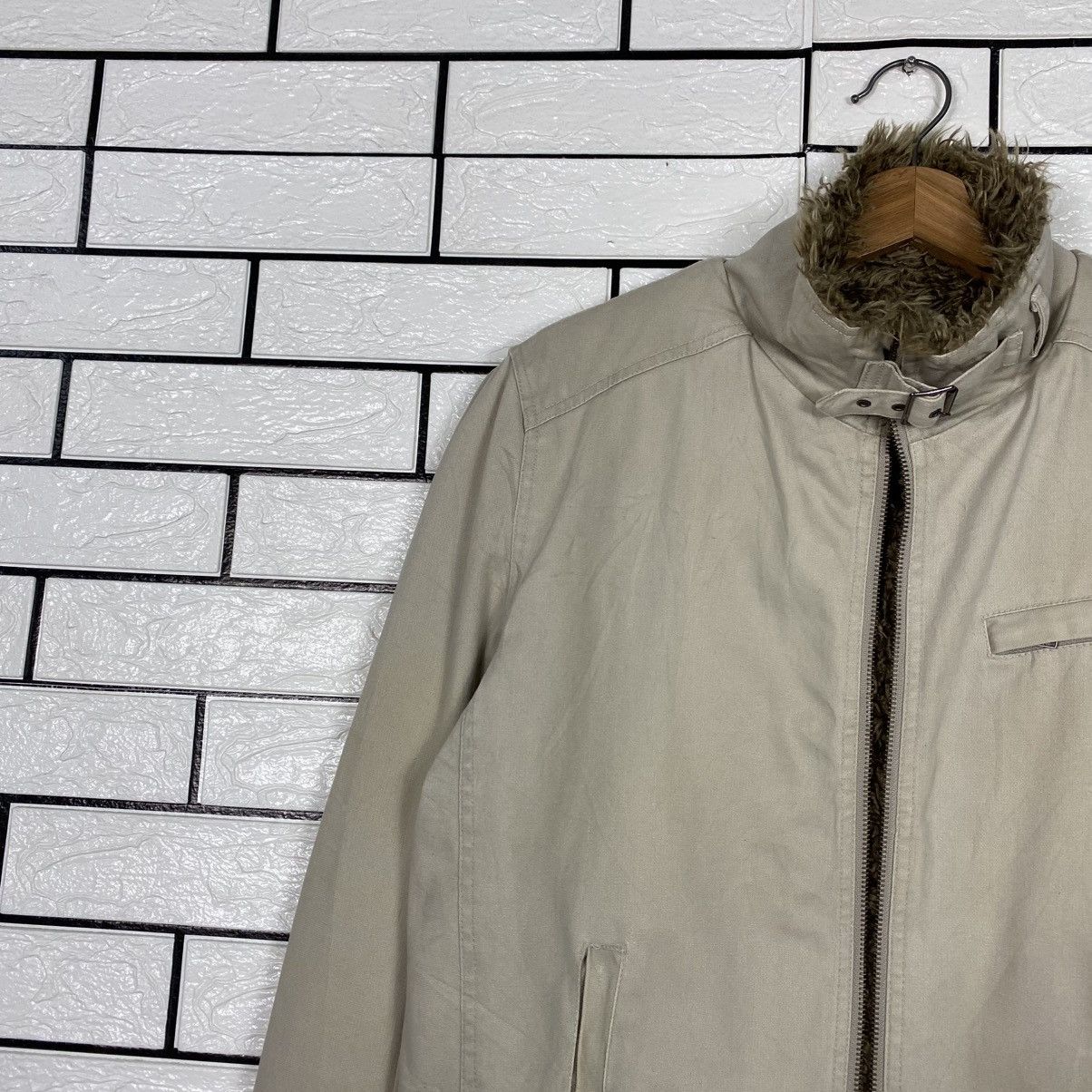 Japanese Brand 📌Vintage Deck Jacket Inapt Blanket Shearling Issey Miyake Size US M / EU 48-50 / 2 - 8 Thumbnail