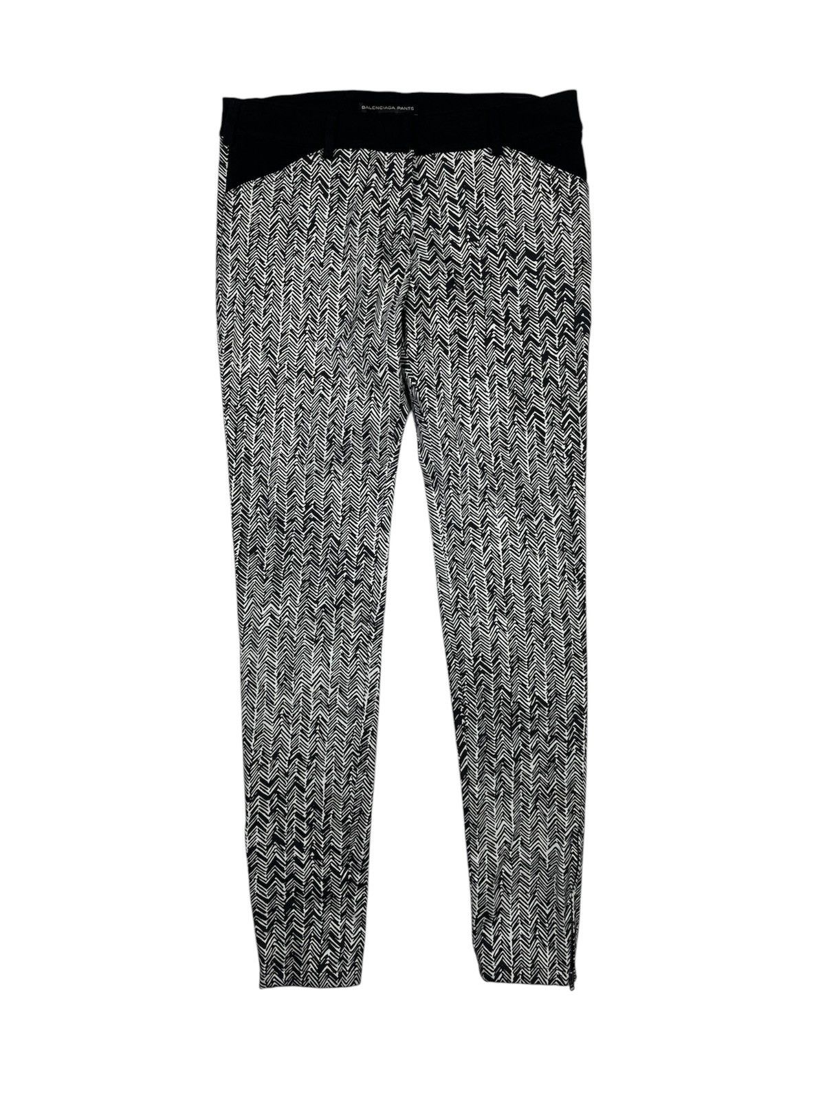 Balenciaga × Grailed Balenciaga Pants Luxury Black & White Women’s Size 28" / US 6 / IT 42 - 1 Thumbnail