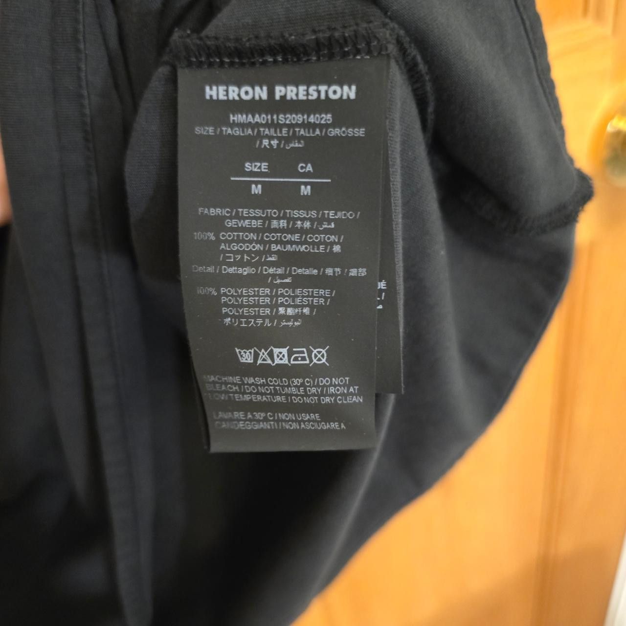Heron Preston Heron Preston Men's Black T-shirt Size US M / EU 48-50 / 2 - 5 Thumbnail