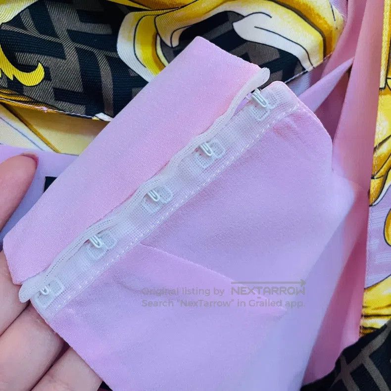 Fendi Fendi Versace Collaboration Dress, 100% Mulberry Silk, Pin Size XXS / US 00 / IT 34 - 4 Thumbnail