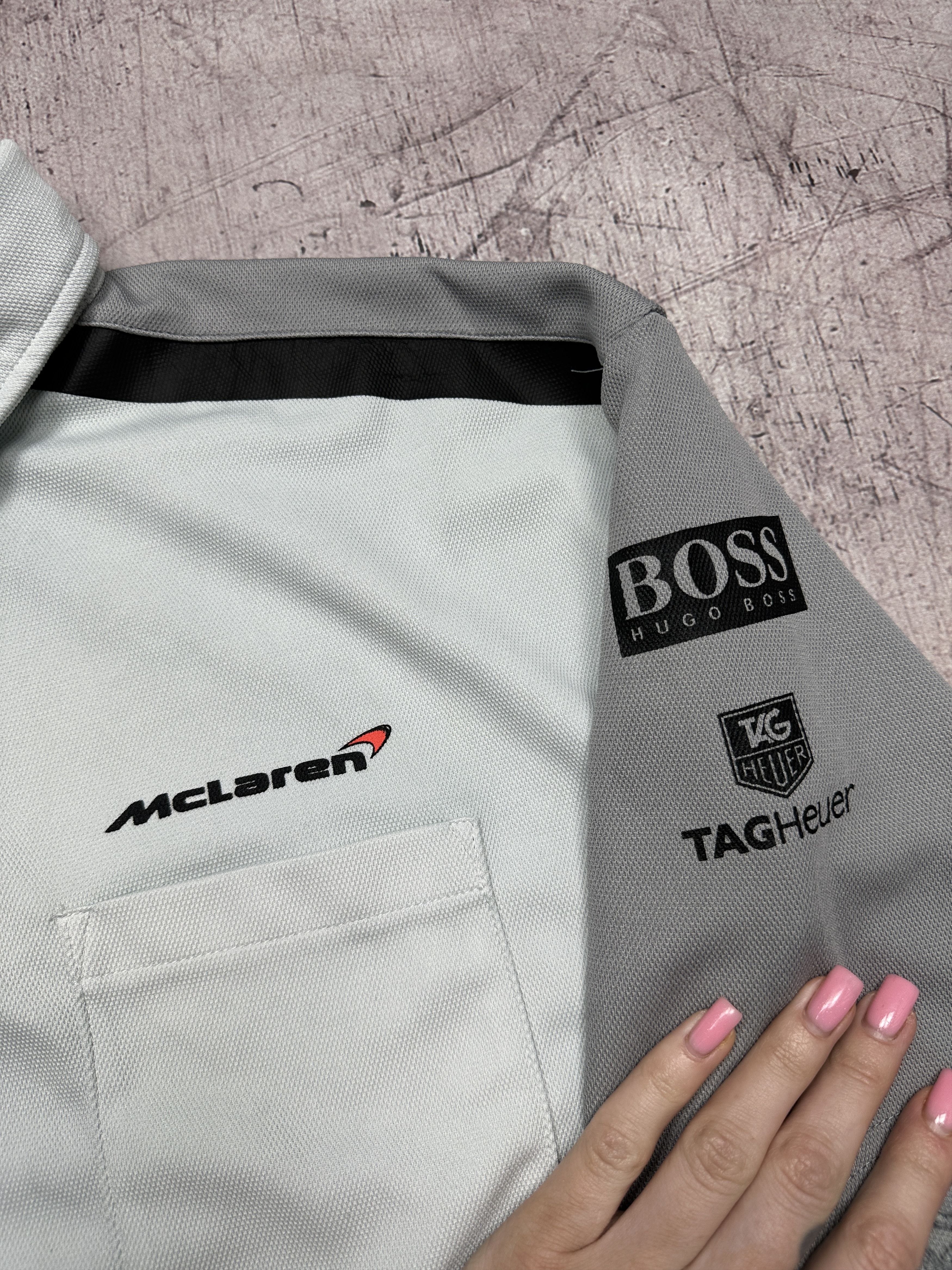 Mercedes-Benz Mercedes Benz McLaren Racing Team Polo Shirt Size US XXL / EU 58 / 5 - 5 Thumbnail