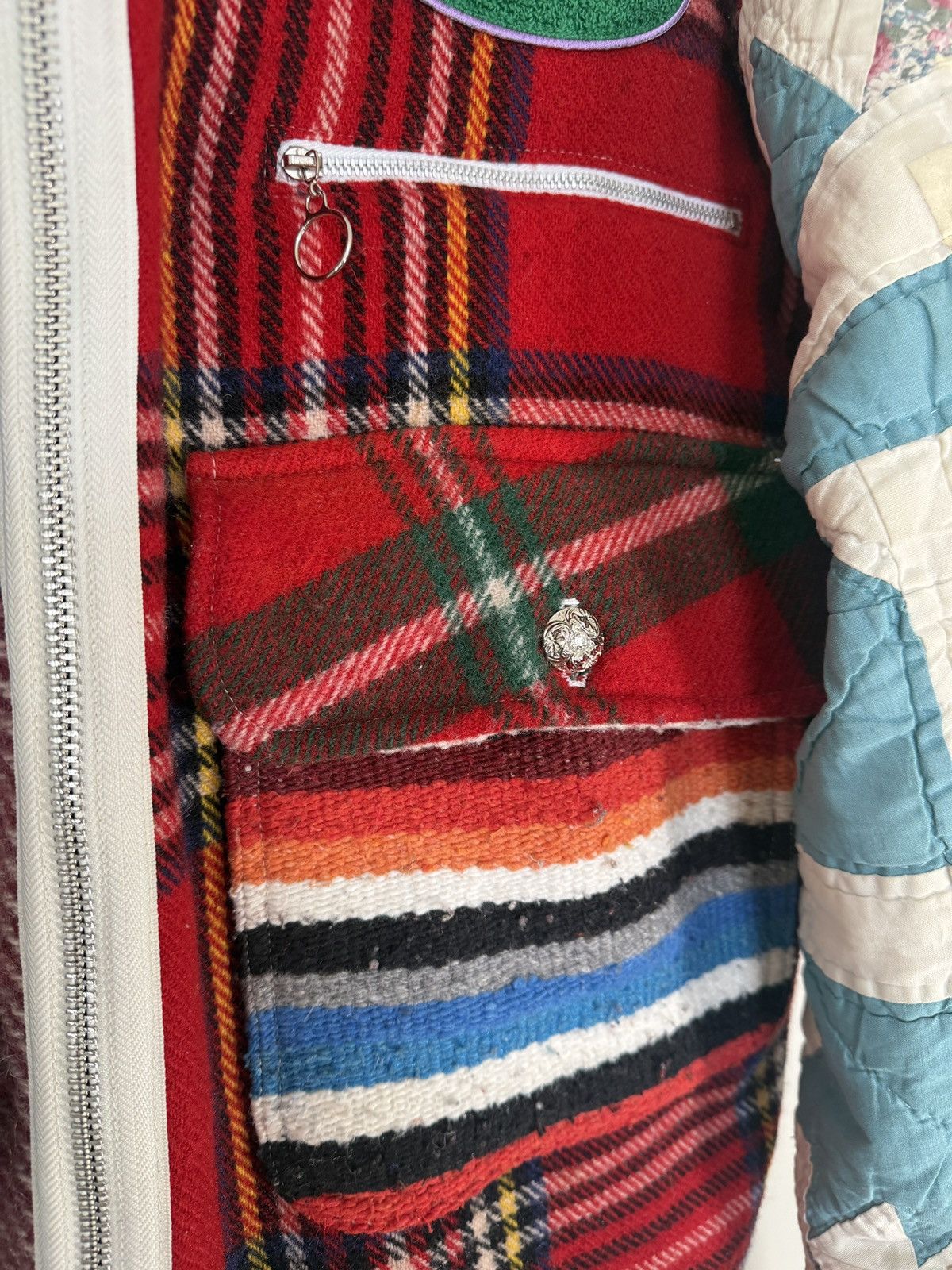 Better With Age Better With Age “Noah’s Ark” Patchwork Tapestry Jacket Size US L / EU 52-54 / 3 - 10 Thumbnail