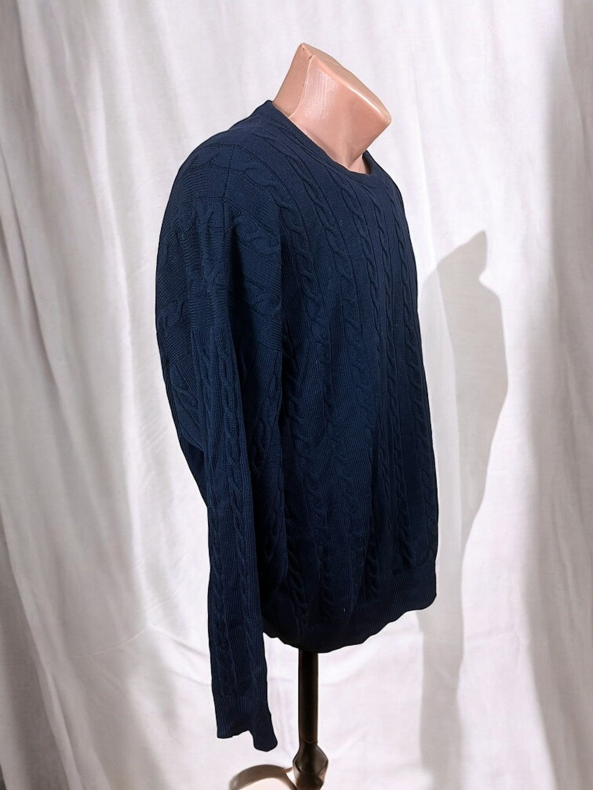 Pringle Of Scotland Pringle of Scotland navy cable knit woolen pull size XXL Size US XXL / EU 58 / 5 - 2 Thumbnail