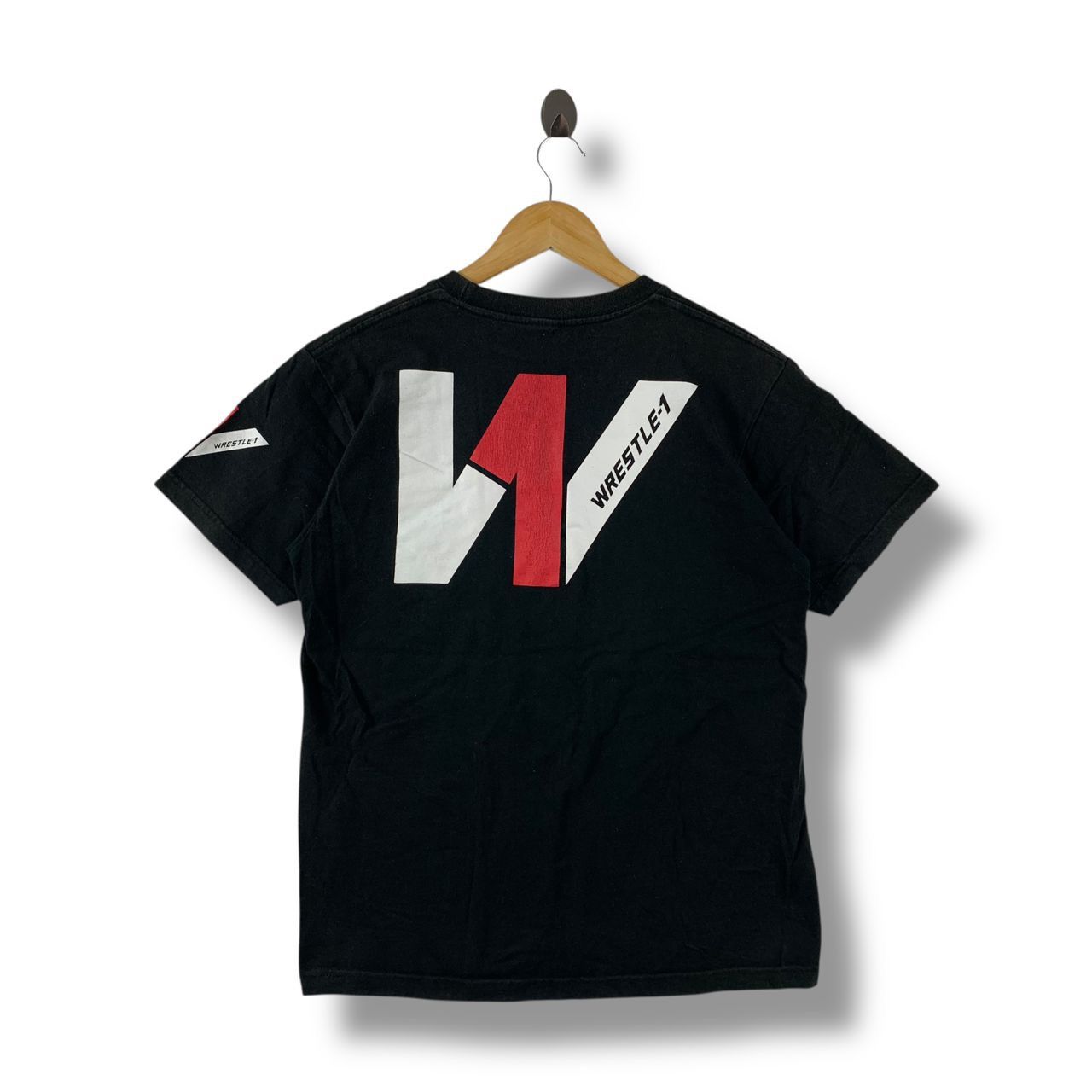 Japanese Brand WRESTLE -1 japanesebrand big logo back hit tee Size US M / EU 48-50 / 2 - 4 Thumbnail