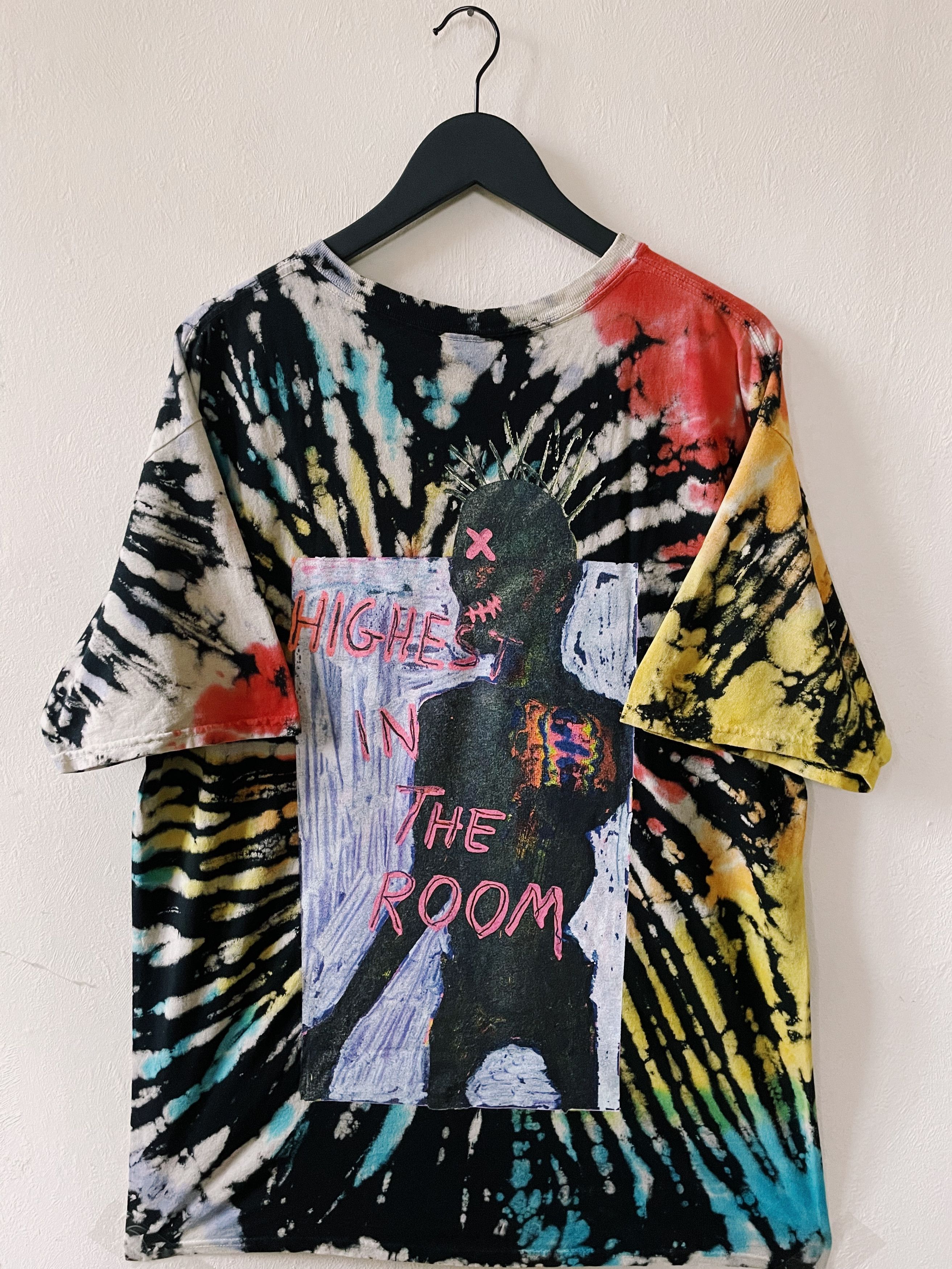 Travis scott tie dye store shirt highest in the room