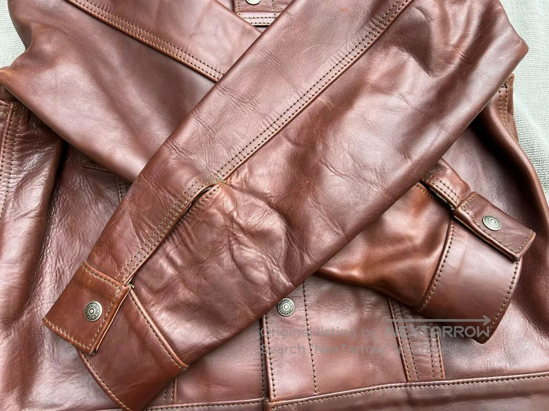 Aero Leathers Aero Leather Brown Custom Jacket. Size US M / EU 48-50 / 2 - 4 Thumbnail
