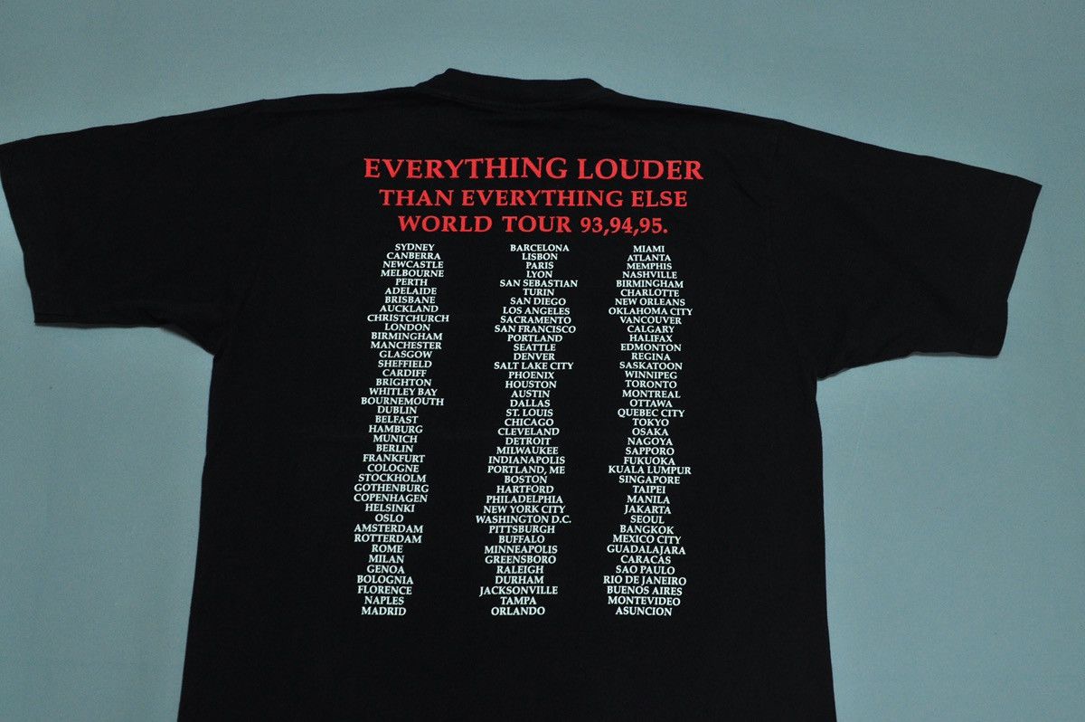 Band Tees × Vintage Vintage 1994 Meat Loaf T Shirt - Tour Concert Vtg Band Tee Size US XL / EU 56 / 4 - 19 Thumbnail
