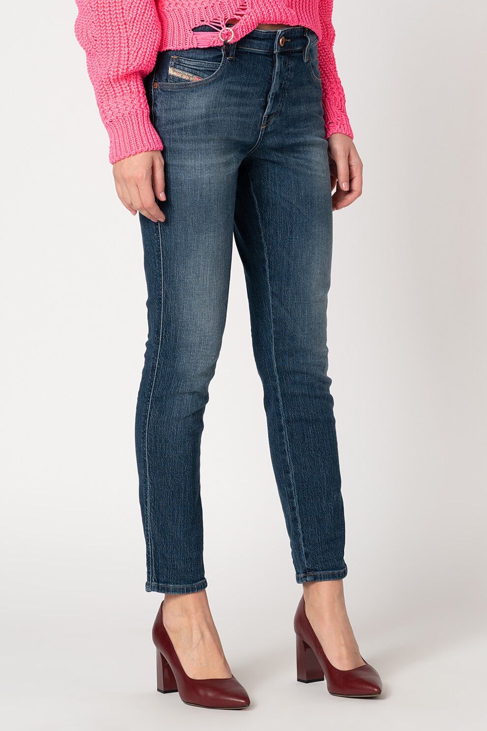 Diesel BABHILA 089AH W32/L30 Blue Stretch Jeans 69371 Size 32" / US 10 / IT 46 - 1 Thumbnail