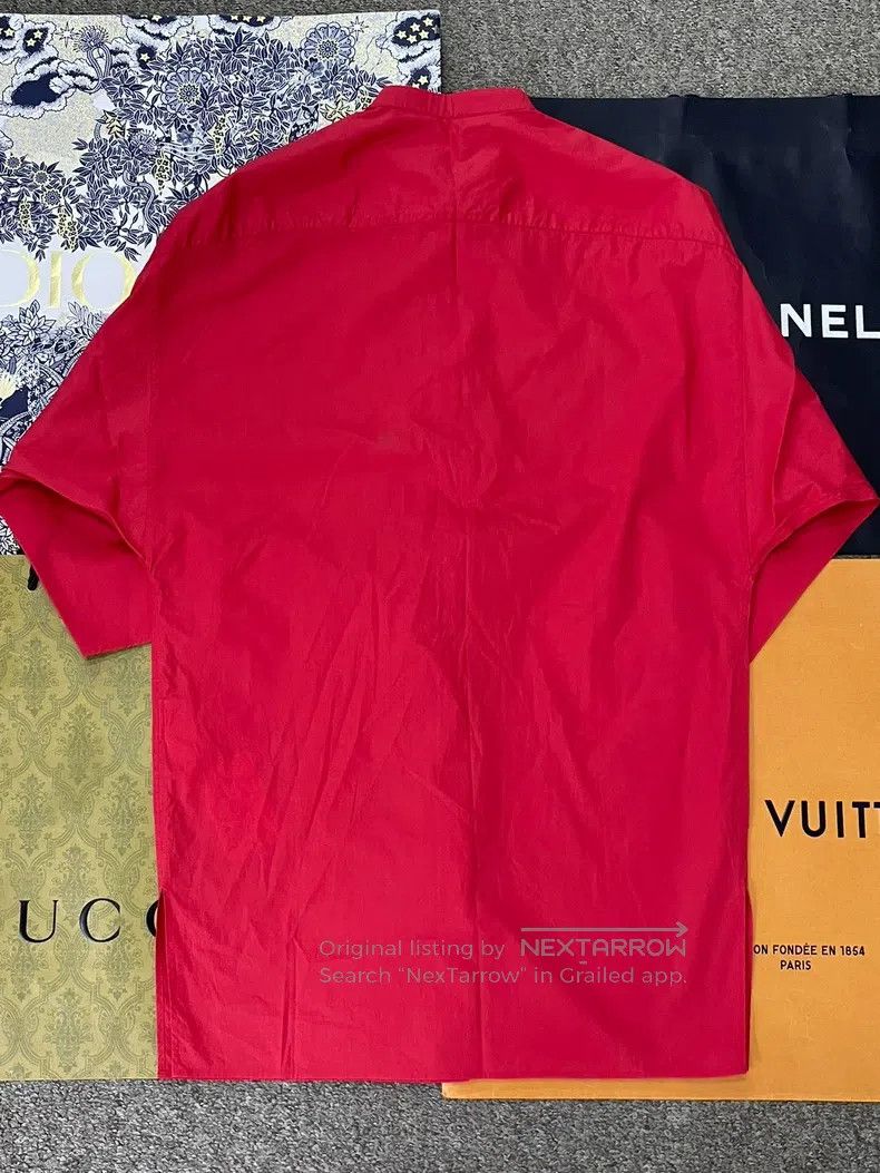 Hermes Hermes Red Shirt Short Sleeve Size XS / US 0-2 / IT 36-38 - 2 Thumbnail