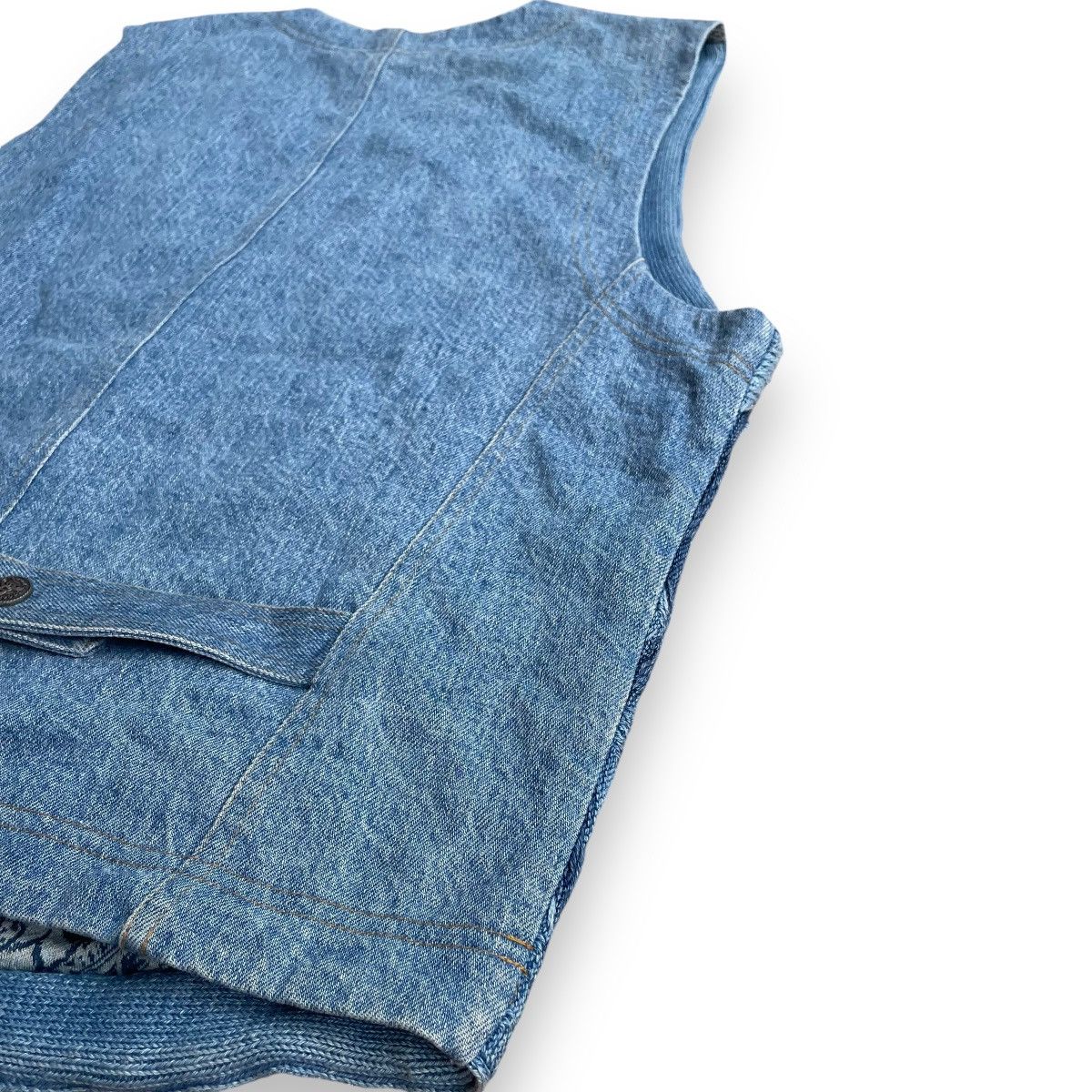 Coogi COOGI AUSTRALIA KNITTED BUTTON UP BUCKLE DENIM VEST JACKET Size US M / EU 48-50 / 2 - 10 Thumbnail