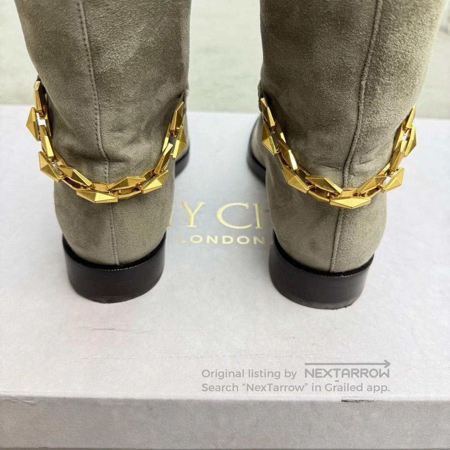 Jimmy Choo Jimmy Choo Suede Knee. Size US 6.5 / IT 36.5 - 3 Thumbnail
