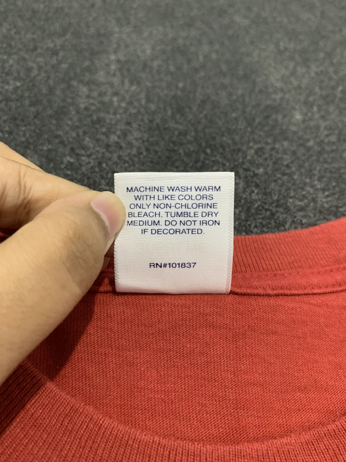 Supreme Supreme blank tee red Size US L / EU 52-54 / 3 - 6 Thumbnail