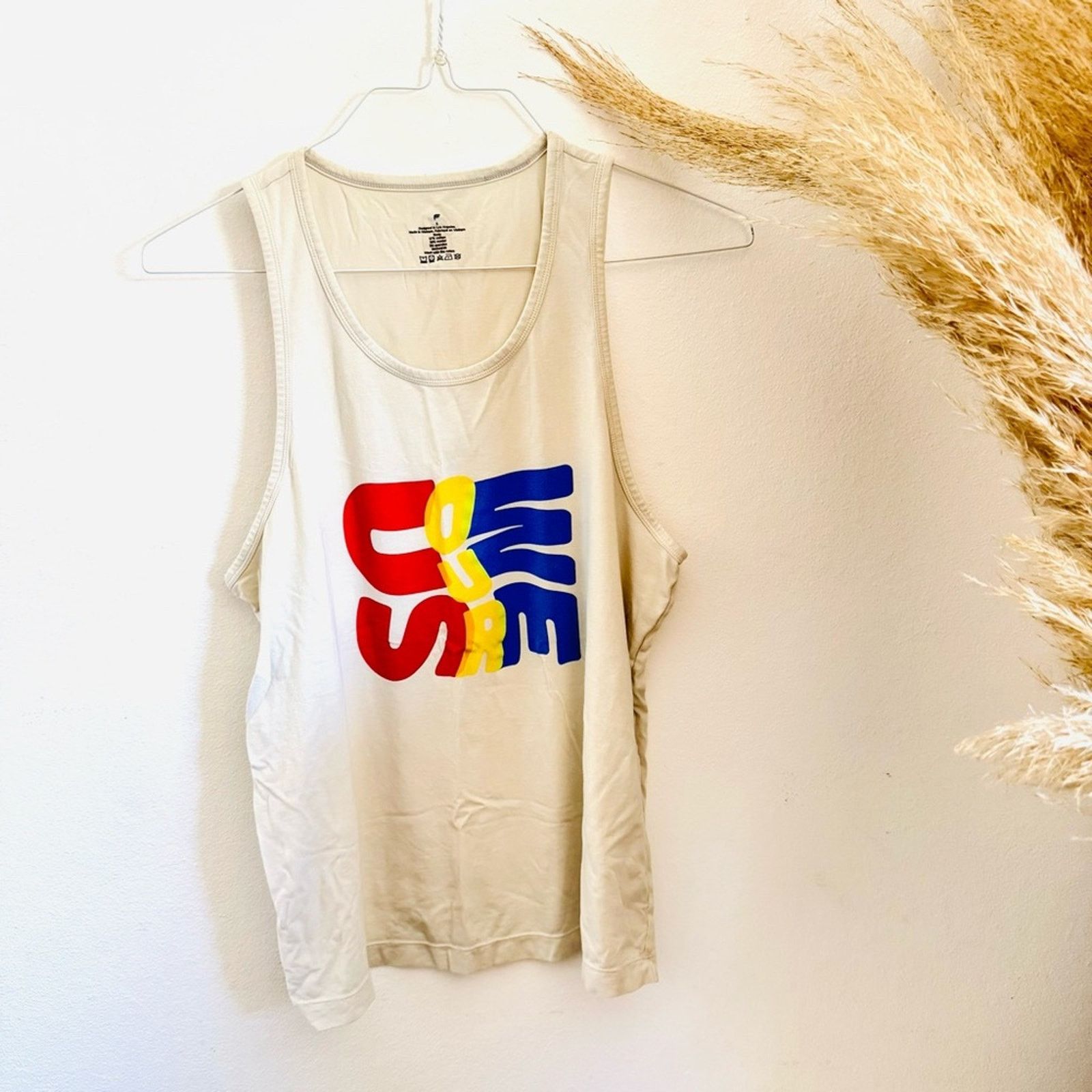 Fabletics FABLETICS Cream Red Yellow Blue 24/7 Pride Tank Top Shirt Size S / US 4 / IT 40 - 2 Thumbnail