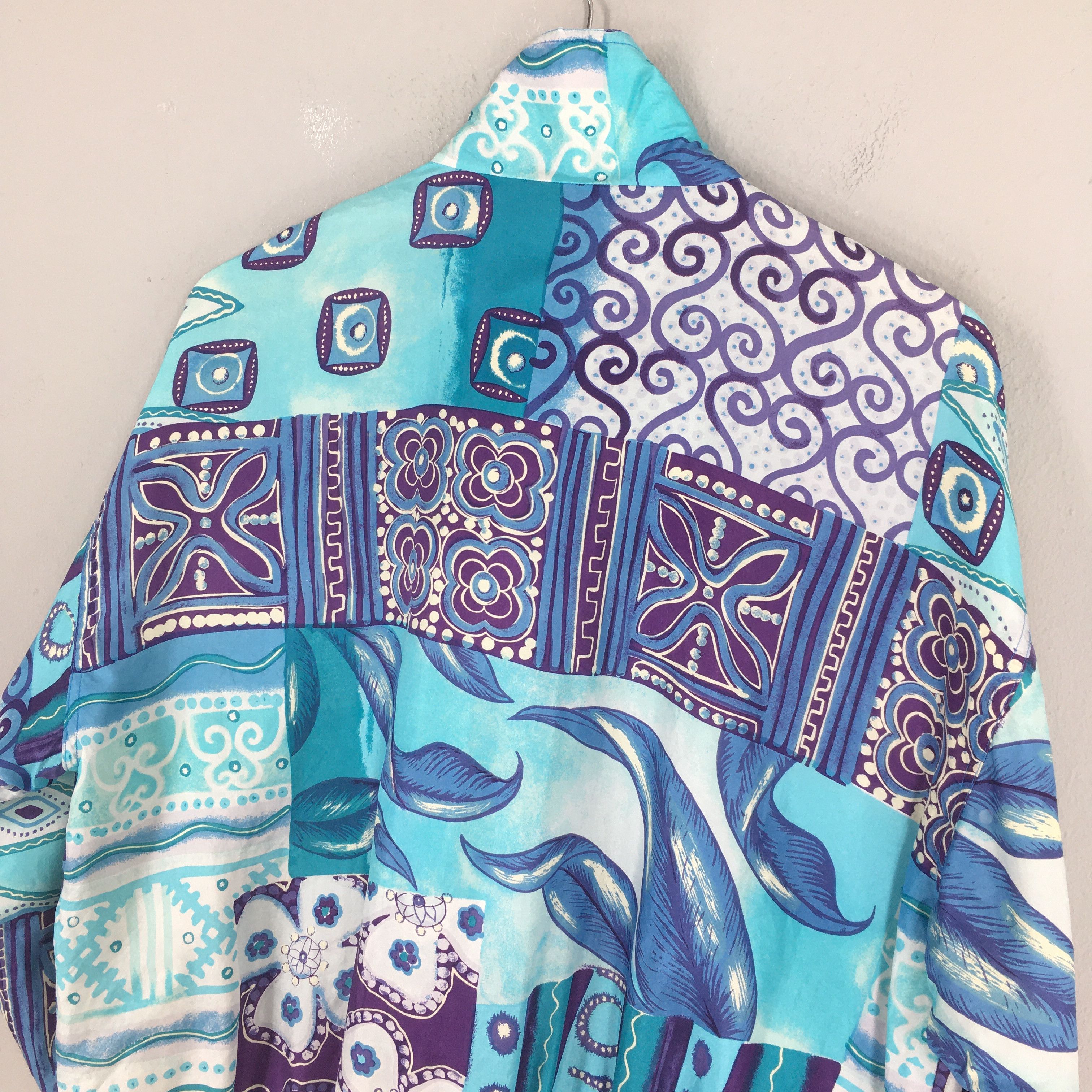 Vintage Vintage 90's Royalty Baroque Silk Jacket Small Size US S / EU 44-46 / 1 - 8 Thumbnail