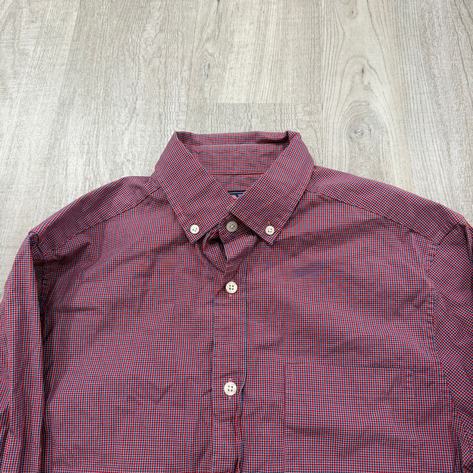 Vineyard Vines Vineyard Vines Classic Fit Murray Shirt Men's Small Red Blue Size US S / EU 44-46 / 1 - 3 Thumbnail