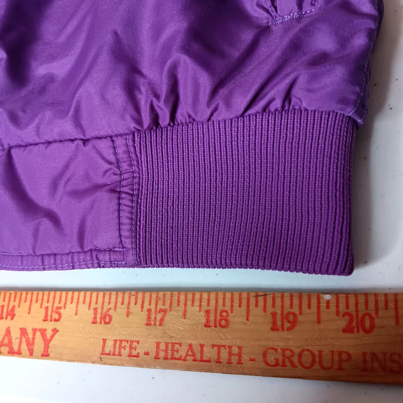Altea VINTAGE Columbia Jacket Women L Bomber Purple Teal Fleece Lined Japan Size L / US 10 / IT 46 - 7 Thumbnail