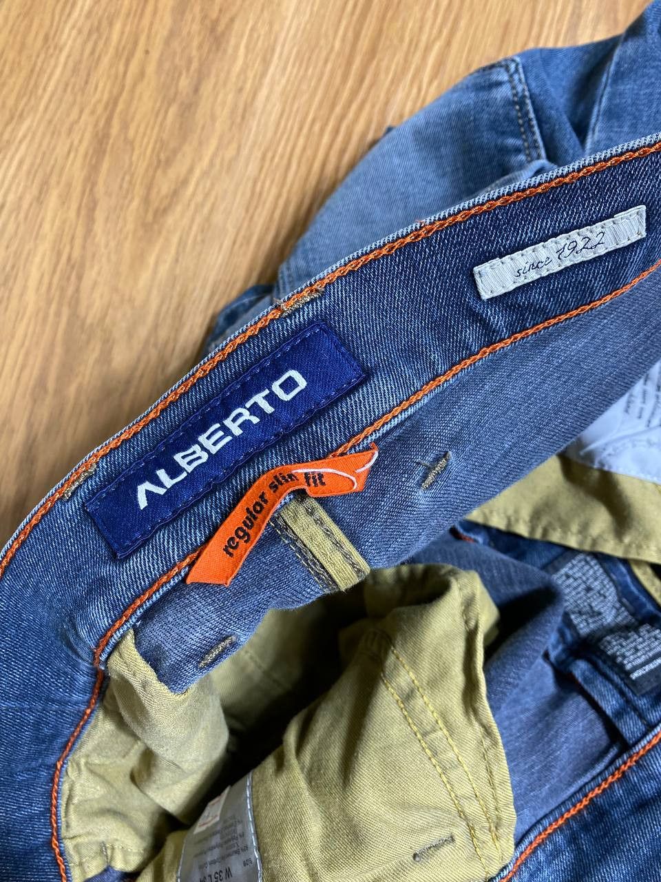 Alberto Vintage 90s Alberto Gang Baggy Jeans Size US 35 - 11 Thumbnail