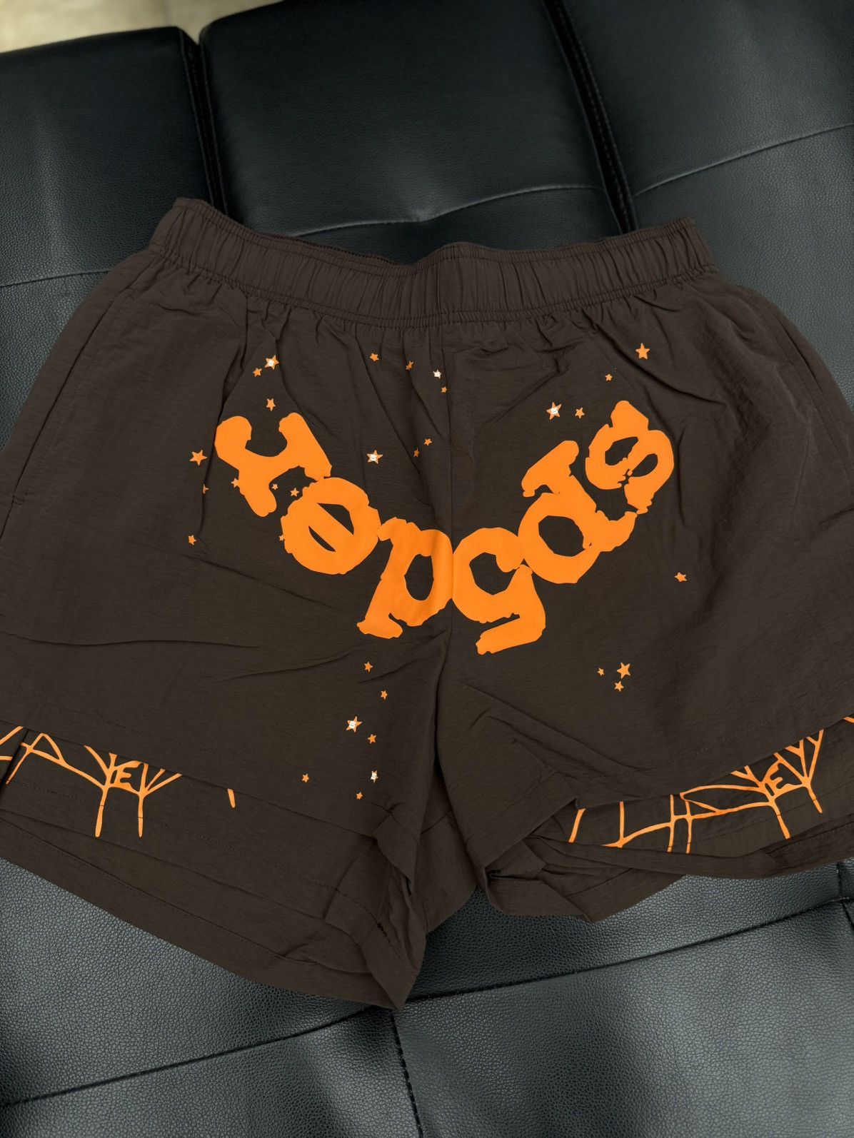 Sp5der Sp5der Double Layer WEB Shorts Size M (NEW) Brown Size US 30 / EU 46 - 2 Thumbnail