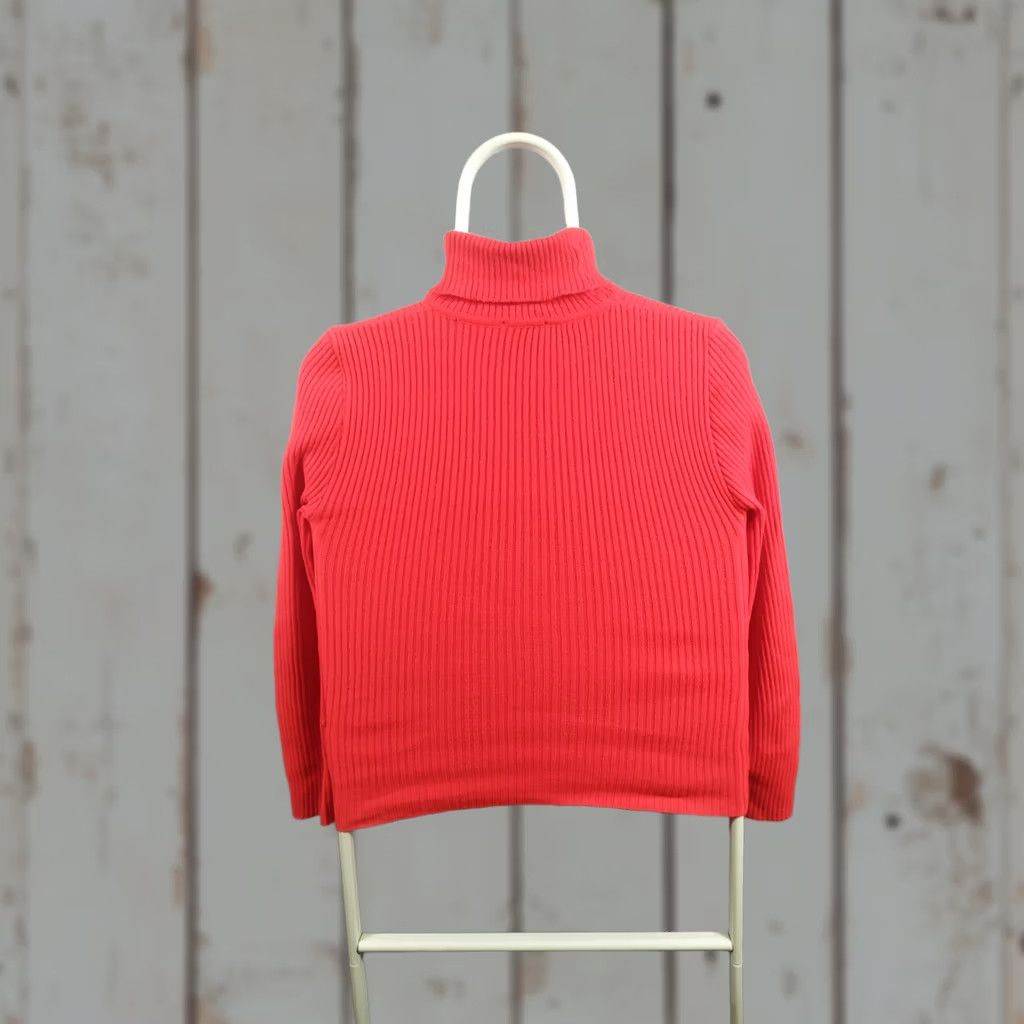 Ann Demeulemeester Ann Demeulemeester Sweater Womens XS Red Turtle Neck Size Fashion Archive Size XS / US 0-2 / IT 36-38 - 1 Thumbnail
