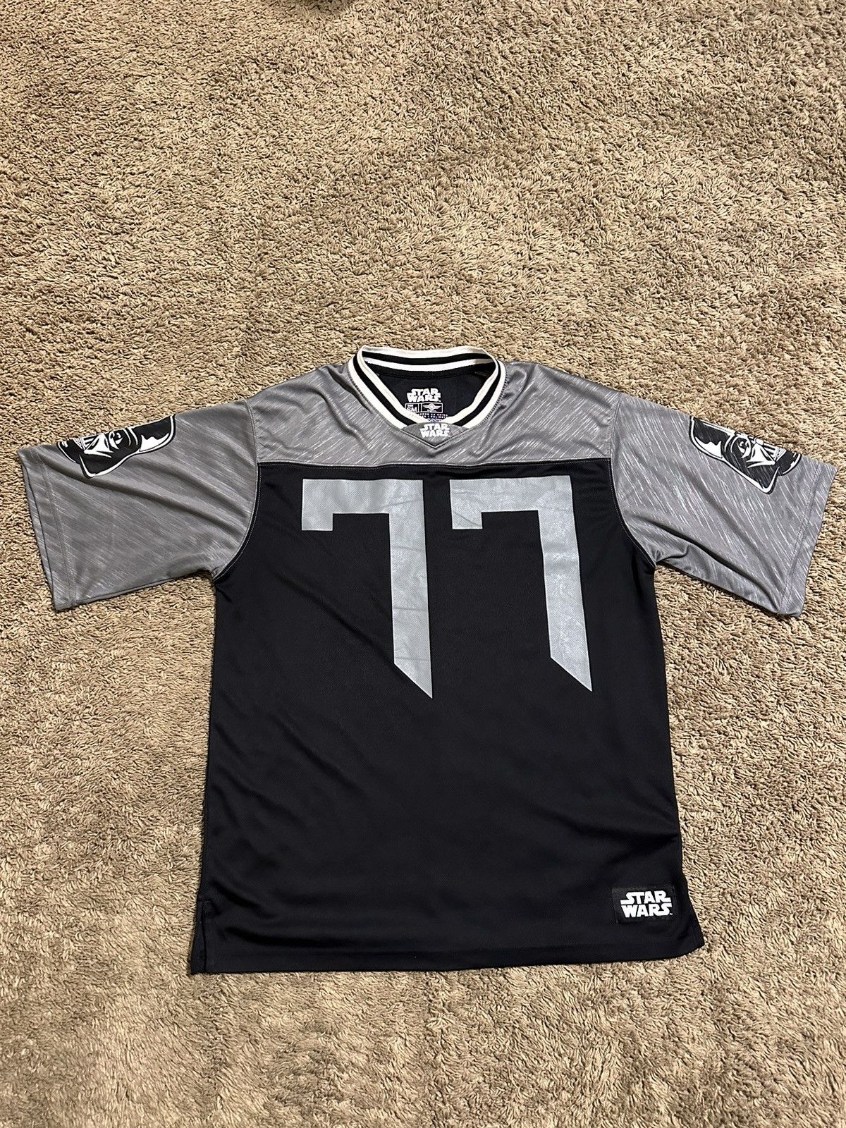 Star Wars × Vintage Vintage Star Wars Dark Vader football jersey 00s size small Size US S / EU 44-46 / 1 - 6 Thumbnail
