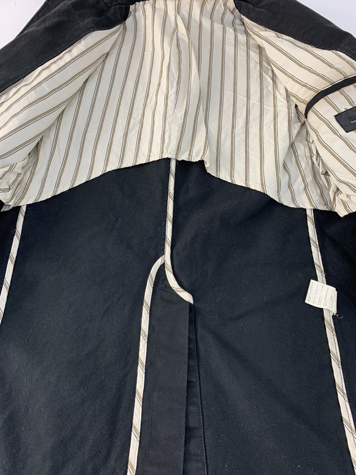 Japanese Brand Vintage Kansai Yamamoto Black Khakis Coat Jacket Size US L / EU 52-54 / 3 - 4 Thumbnail