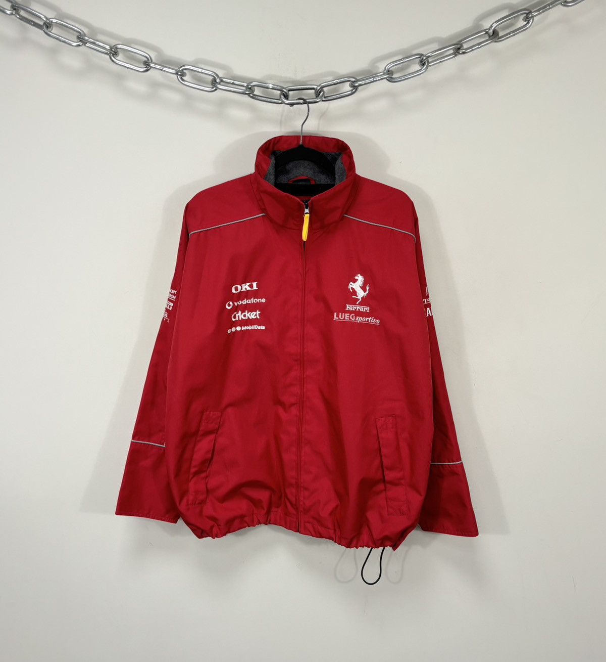 Ferrari Ferrari F1 Team Printer Men’s Red Windbreaker Racing Jacket Size US M / EU 48-50 / 2 - 1 Thumbnail