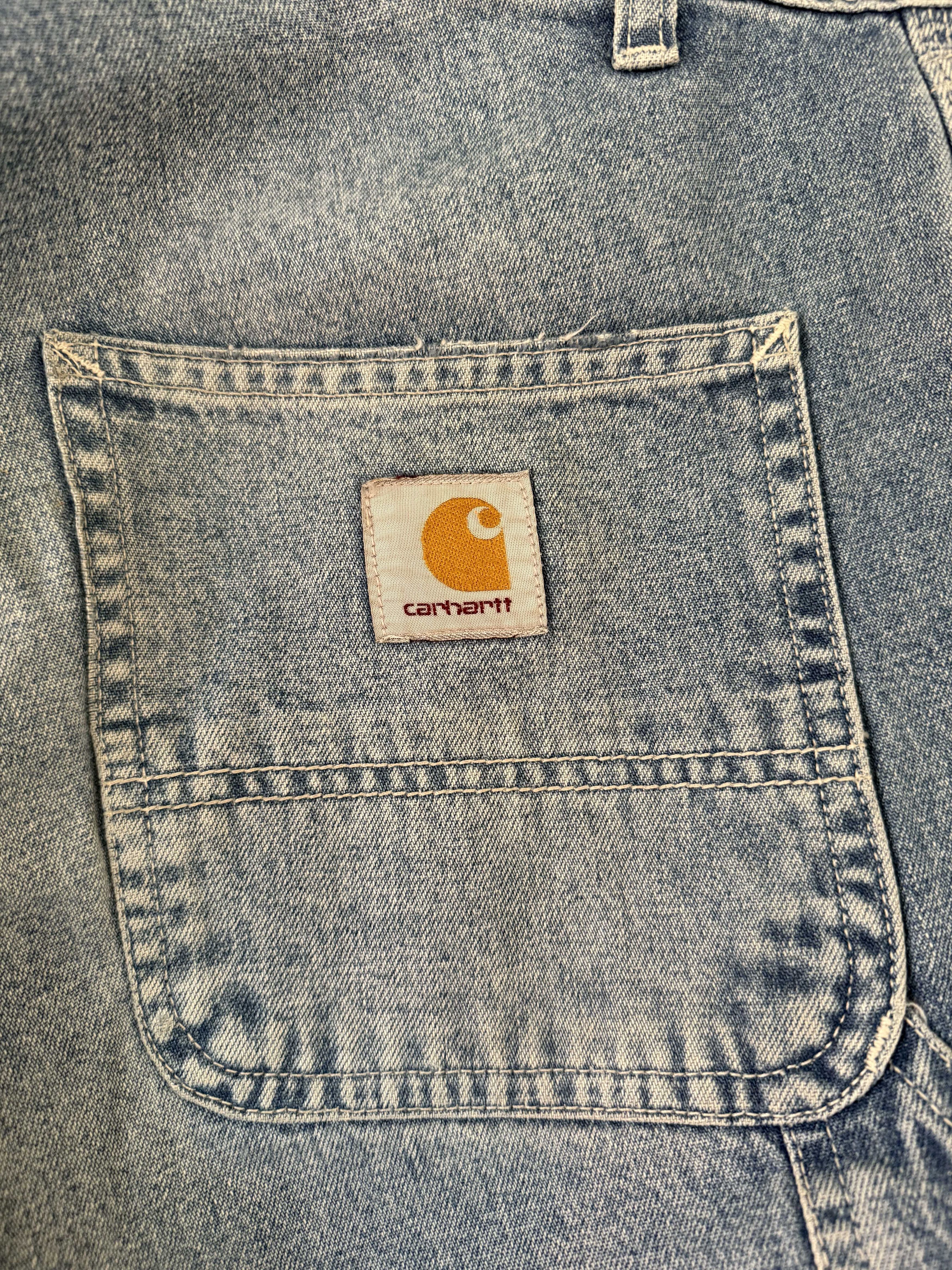Carhartt Wip Carhartt WIP Denim Carpenter Pant Workwear Size 31x32 Size US 31 - 2 Thumbnail