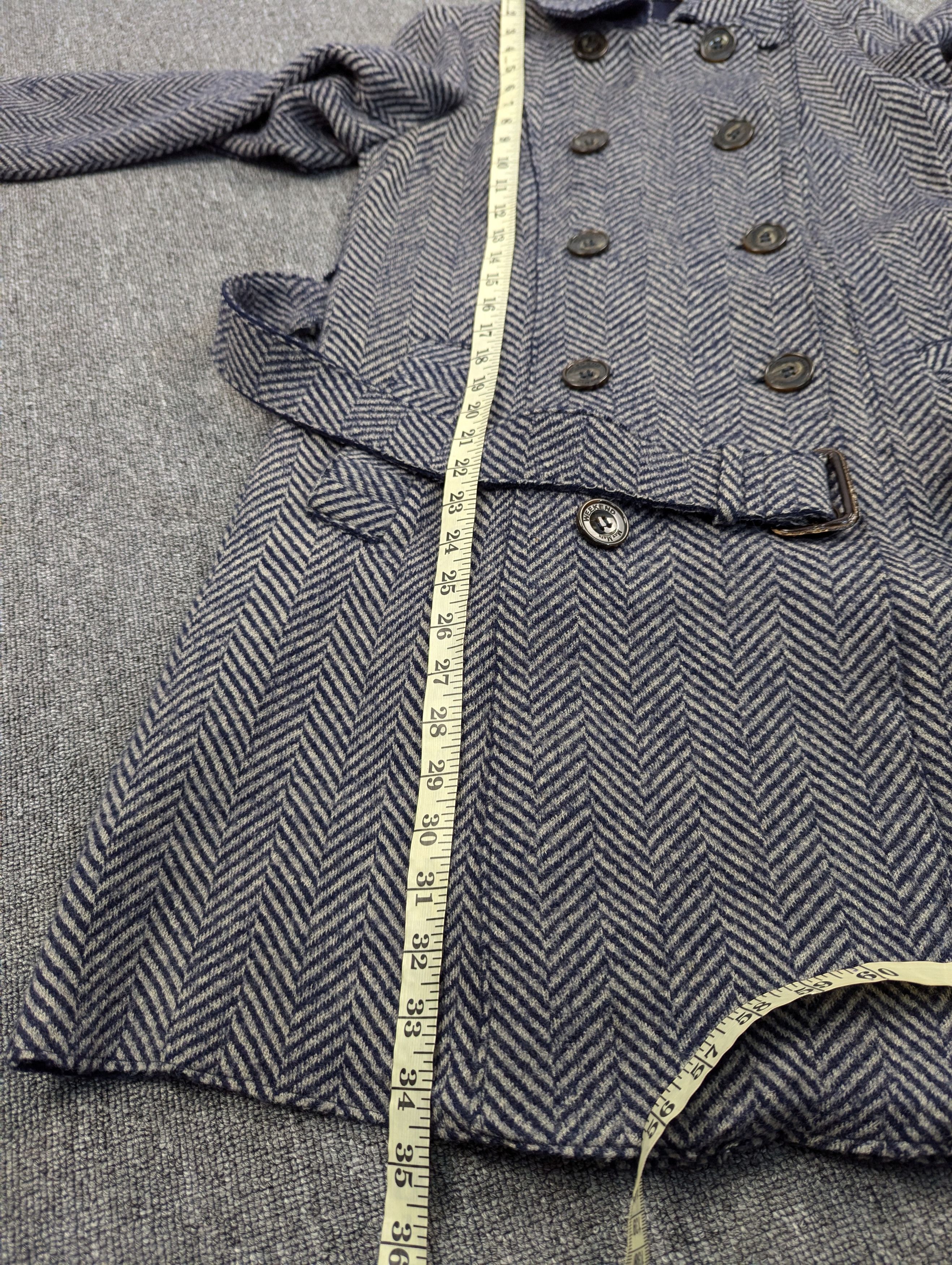 Max Mara Max Mara Weekend Line Herringbone Coat Jacket With Belted Size S / US 4 / IT 40 - 21 Thumbnail