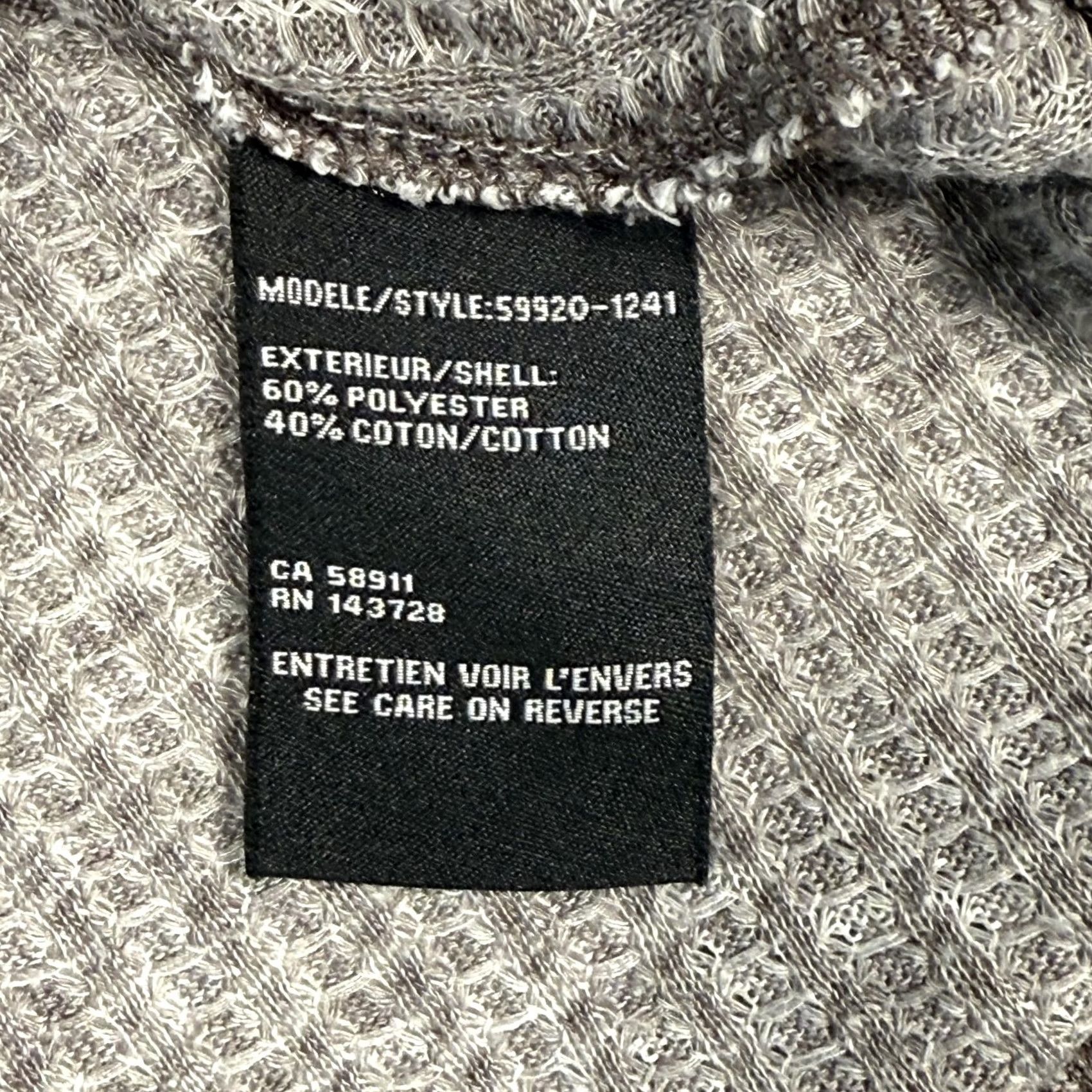 Vintage Tribal Jeans Sweater Tunic M Gray Lightweight Knit Crew Neck Long Sleeve Distressed Pattern: Solid Modern Thermal Viscose Cotton Polyester Women Size M / US 6-8 / IT 42-44 - 3 Thumbnail