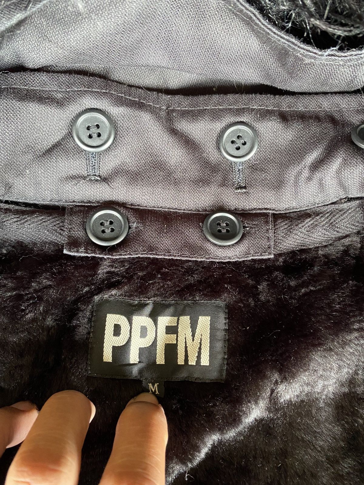 If Six Was Nine × Japanese Brand × PPFM PPFM Japanese Bindage Fur Hooded IfsixwasnineLGB Style Size US M / EU 48-50 / 2 - 16 Thumbnail