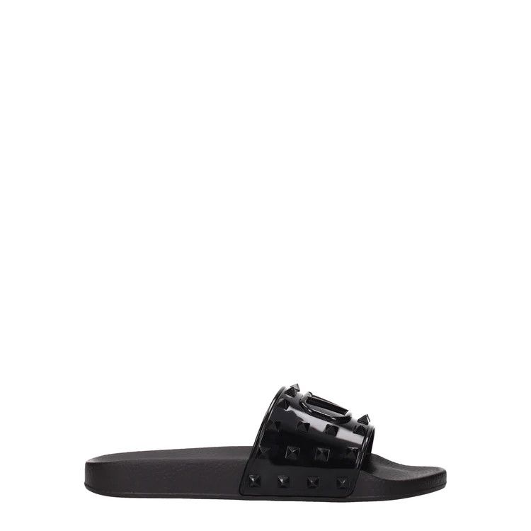 image of Valentino Garavani Ob1O1E0524 Slippers And Clogs In Black, Men's (Size 9)