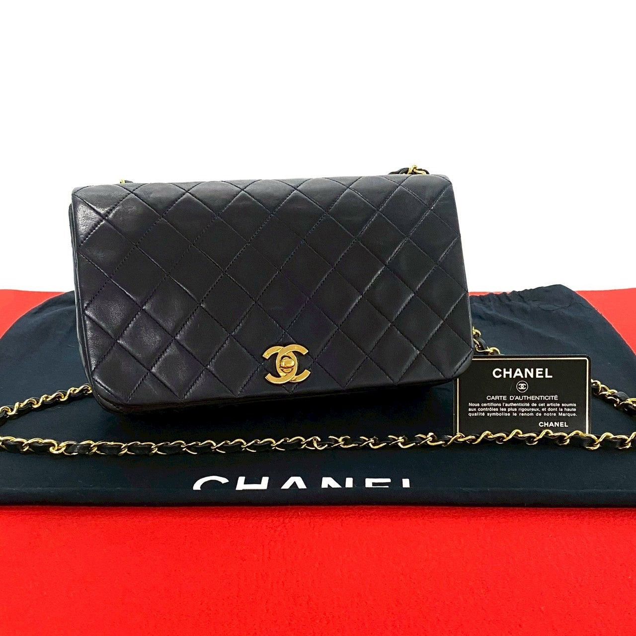 Chanel Chanel Shoulder Bag Blue Leather Size ONE SIZE - 1 Thumbnail