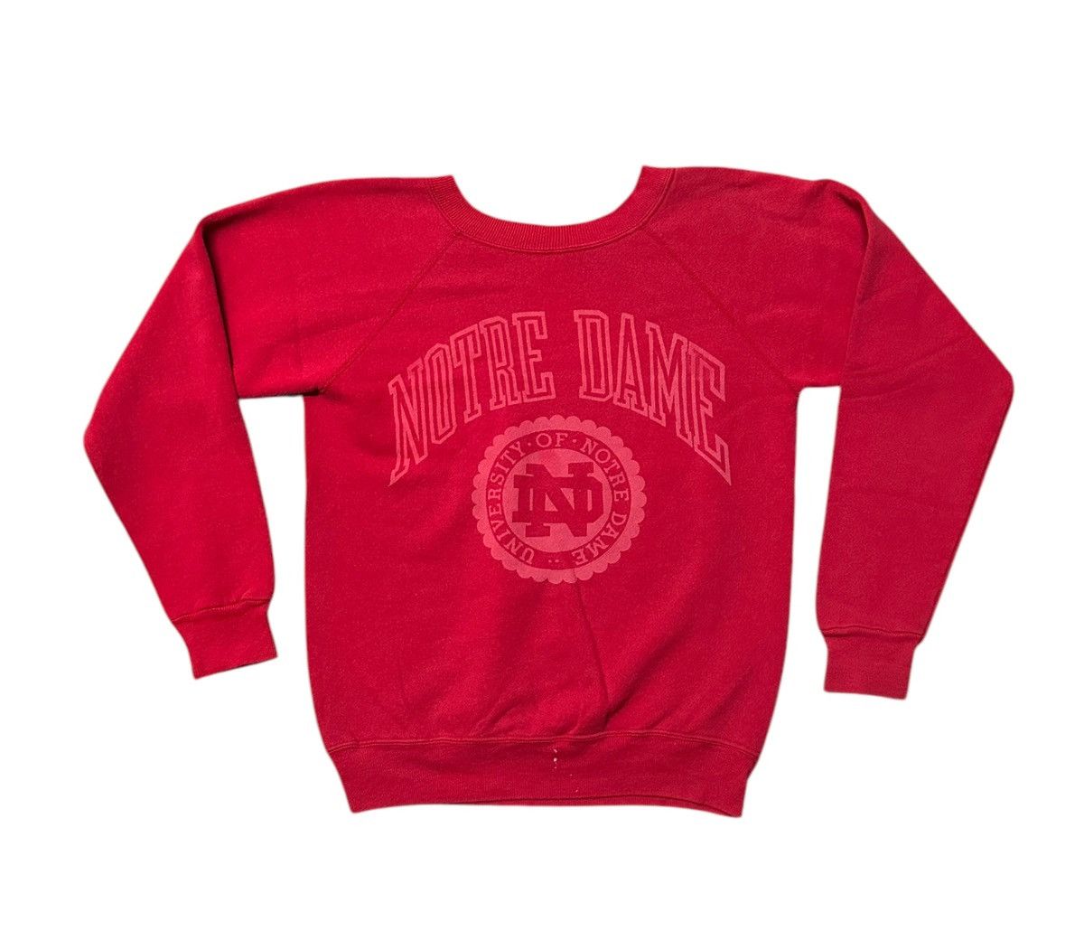 Vintage Vintage University of Notre Dame sweatshirt Size US M / EU 48-50 / 2 - 1 Thumbnail