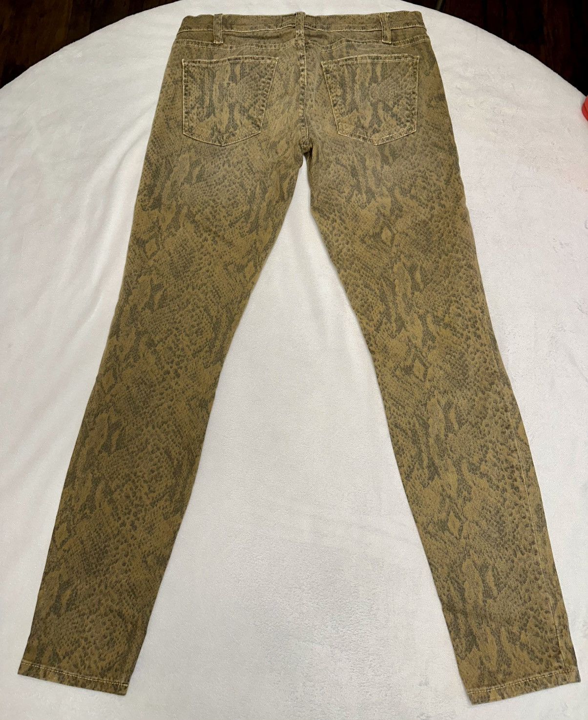 Current/Elliot New Current Elliott Snake Print Ankle Skinny Jeans-30”x29” Size 30" / US 8 / IT 44 - 10 Thumbnail