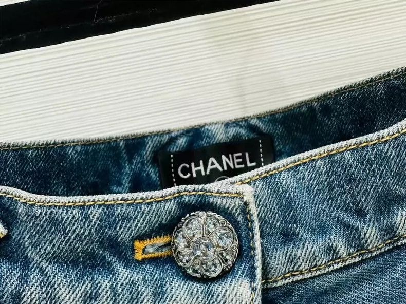 Chanel Chanel 24s waist double c straight jeans Size 24" / US 00 / IT 34 - 7 Thumbnail