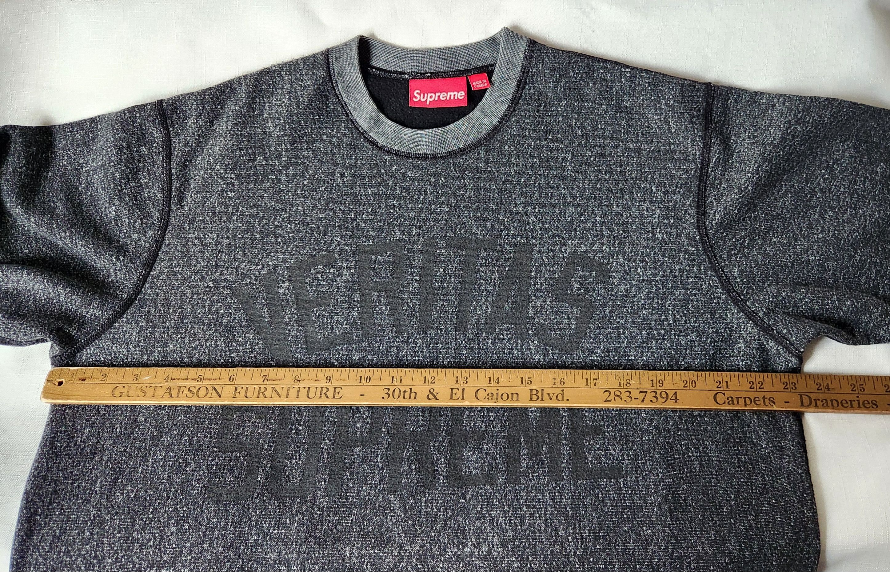 Supreme Supreme Veritas FW08 Rare Gray Heathered Crewneck Sweater Size US L / EU 52-54 / 3 - 7 Thumbnail