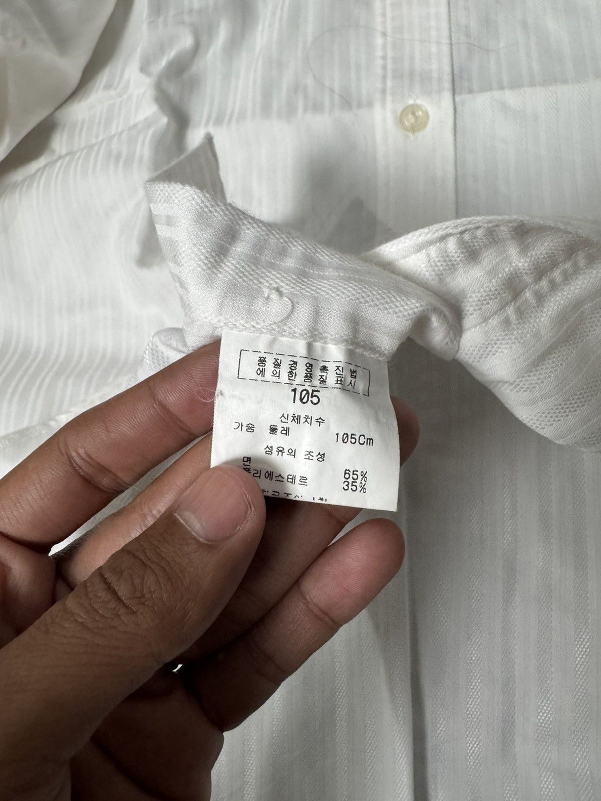 Balenciaga VINTAGE BALENCIAGA SIMPLE MOTIF IN COLAR LONGSLEEVE SHIRT Size US XL / EU 56 / 4 - 10 Thumbnail