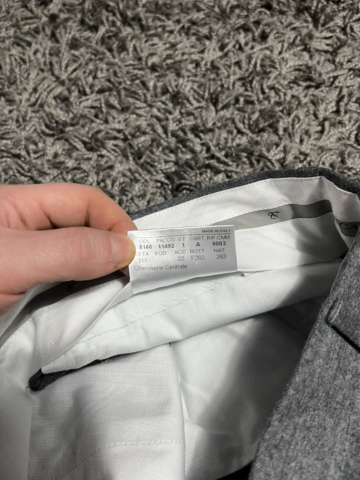 Canali CANALI WOOL TROUSERS 100% LANA WOOL STRETCH SIZE 34 EU / 50R Size 50R - 10 Thumbnail